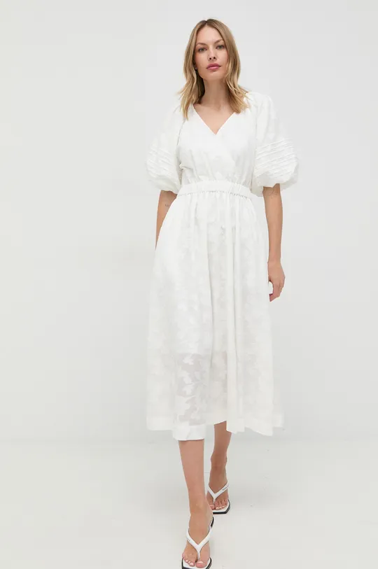 Pamučna haljina Miss Sixty bijela