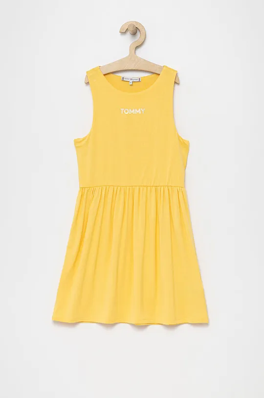 жовтий Дитяча сукня Tommy Hilfiger Для дівчаток