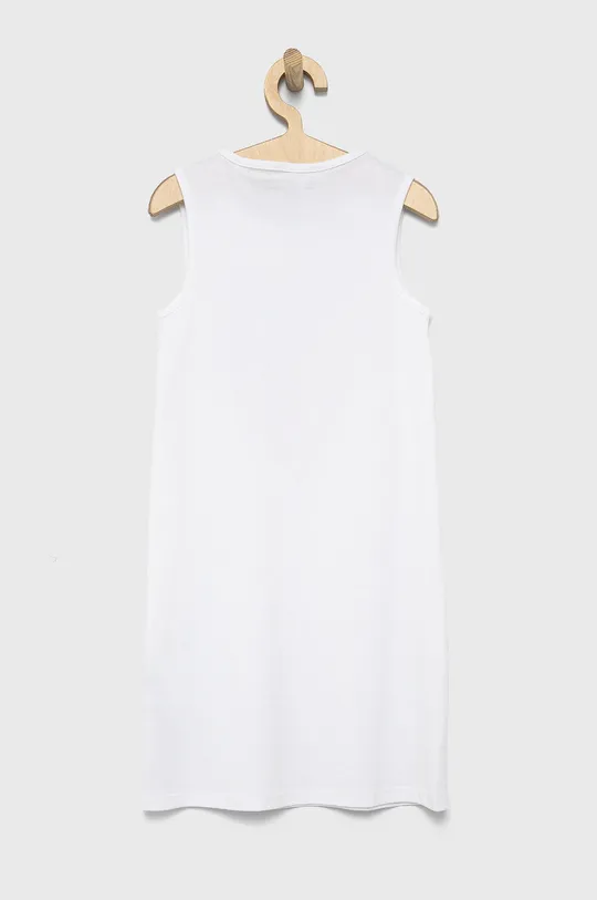 Dievčenské bavlnené šaty Guess biela