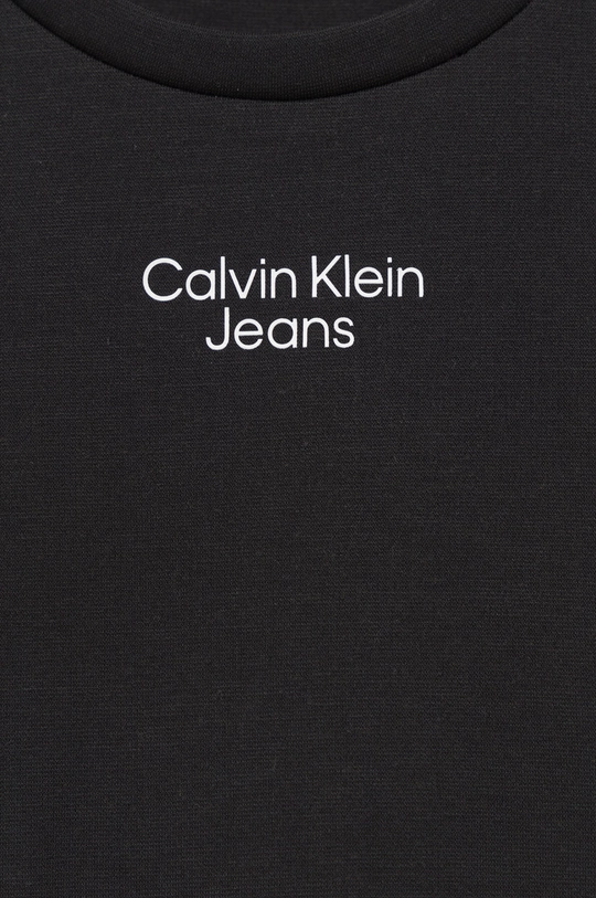 Παιδικό φόρεμα Calvin Klein Jeans  4% Σπαντέξ, 19% Modal, 77% Πολυεστέρας