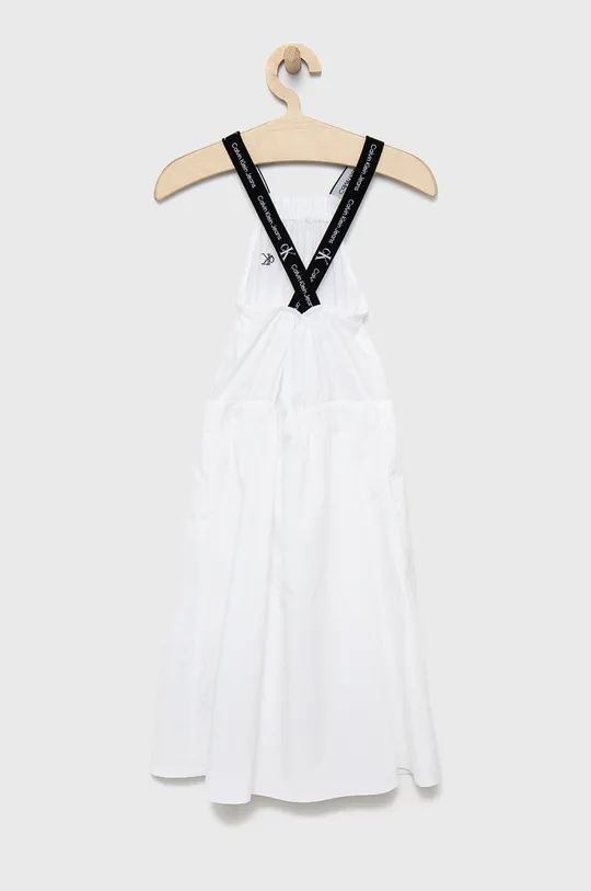 Calvin Klein Jeans sukienka bawełniana dziecięca IG0IG01409.PPYY biały