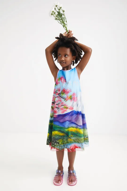 πολύχρωμο Παιδικό φόρεμα Desigual Για κορίτσια