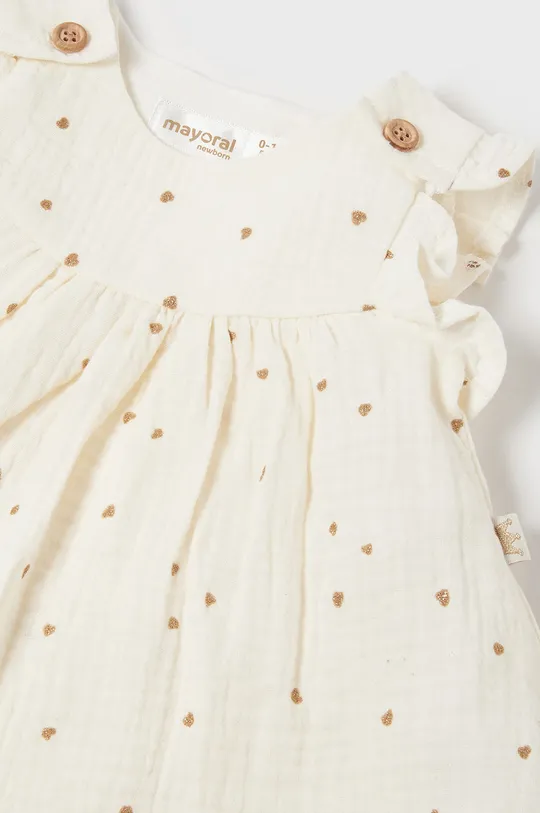 Παιδικό βαμβακερό φόρεμα Mayoral Newborn  100% Βαμβάκι