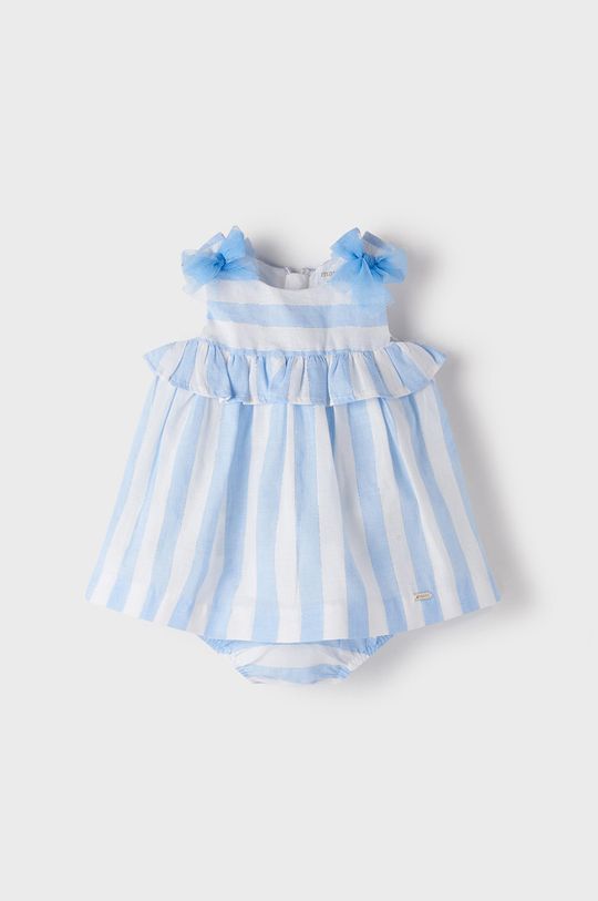 Šaty pre bábätká Mayoral Newborn bledomodrá