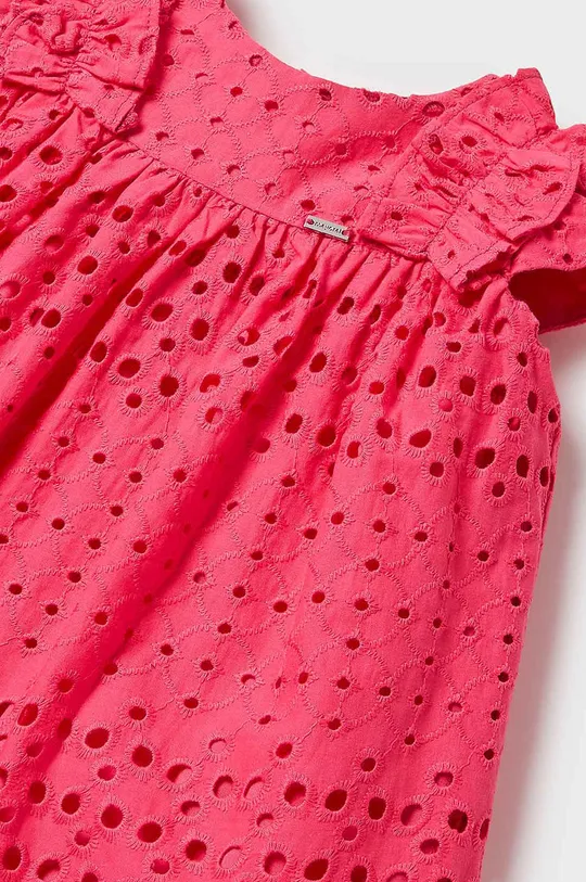 ružová Dievčenské bavlnené šaty Mayoral