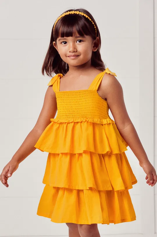 πορτοκαλί Mayoral Παιδικό φόρεμα Για κορίτσια