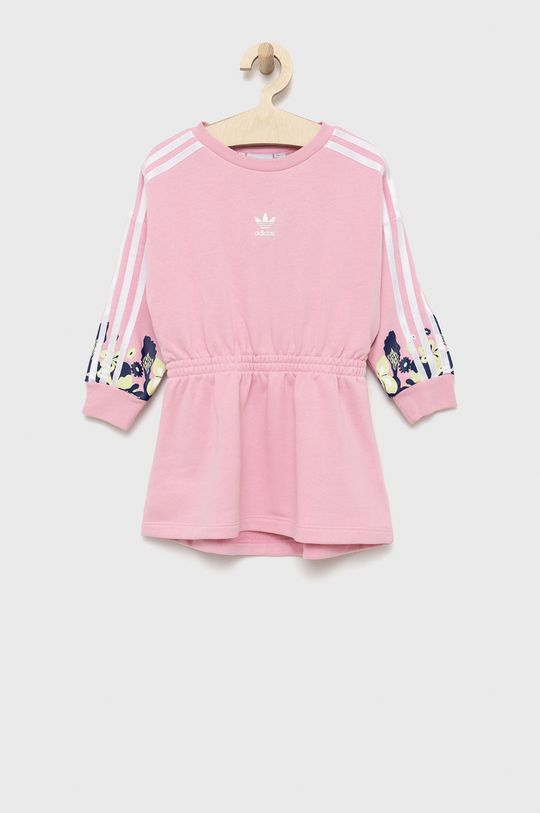 ružová Dievčenské šaty adidas Originals HC4611 Dievčenský