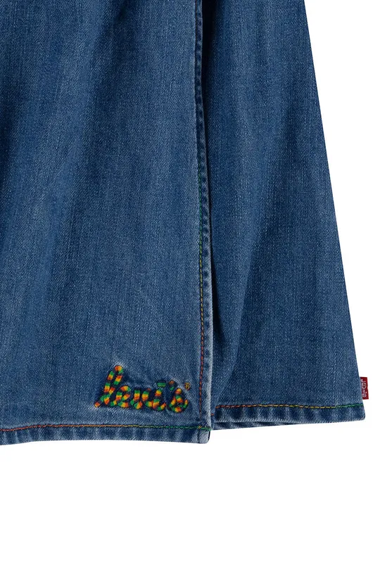 granatowy Levi's sukienka jeansowa dziecięca