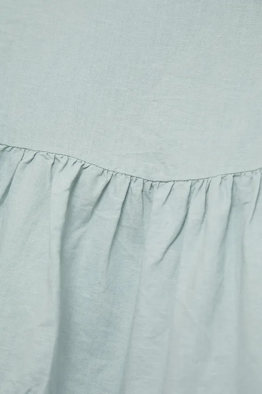 Dievčenské ľanové šaty United Colors of Benetton  Podšívka: 100% Bavlna Základná látka: 45% Bavlna, 55% Ľan