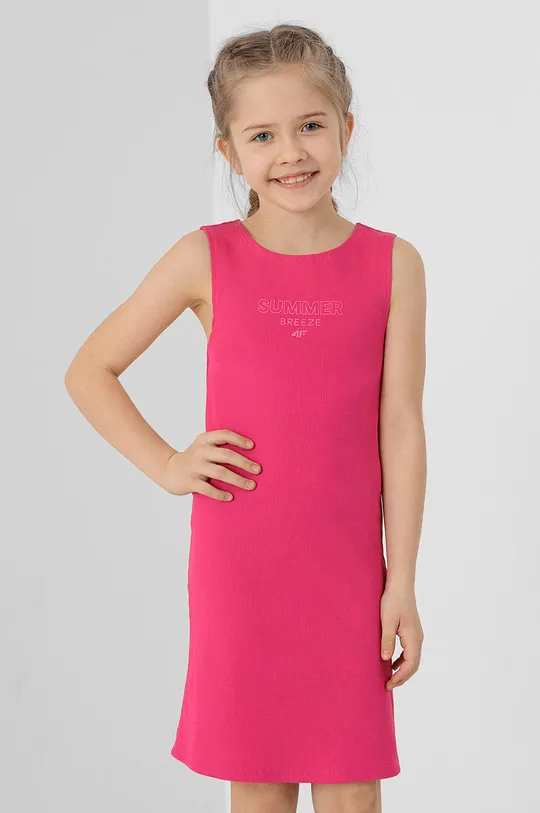 Παιδικό φόρεμα 4F ροζ