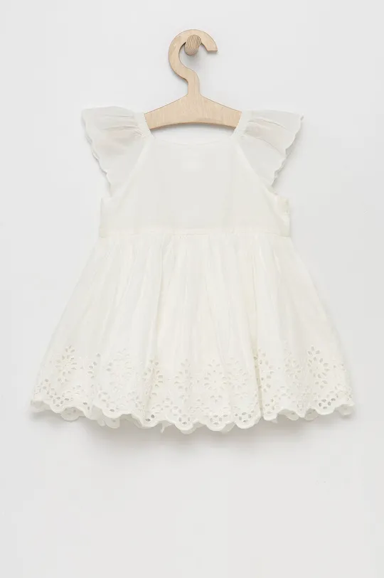 GAP sukienka bawełniana dziecięca biały