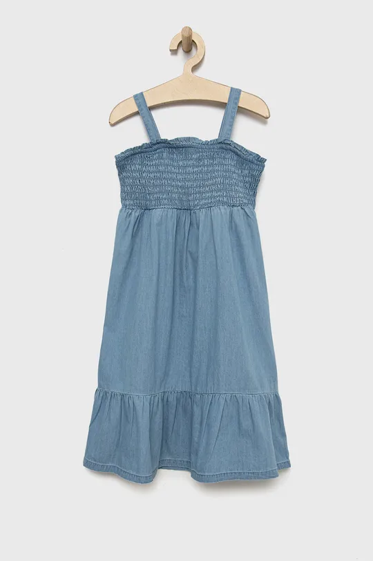 μπλε Παιδικό βαμβακερό φόρεμα GAP Για κορίτσια