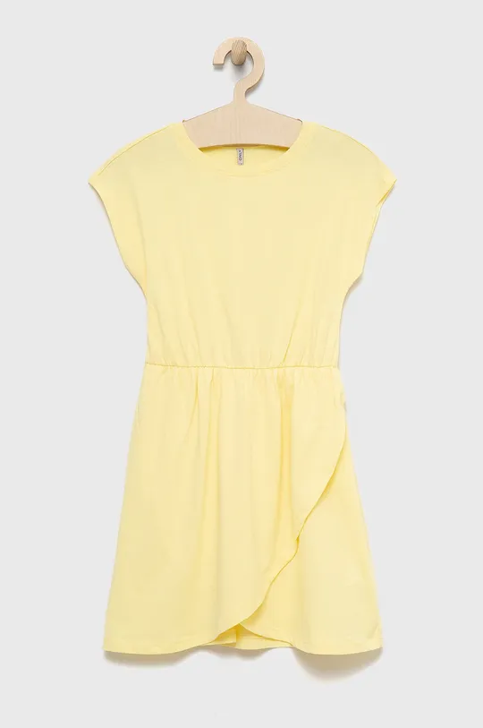 κίτρινο Παιδικό βαμβακερό φόρεμα Kids Only Για κορίτσια