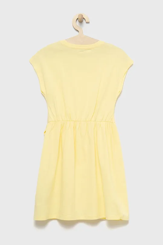 Παιδικό βαμβακερό φόρεμα Kids Only κίτρινο