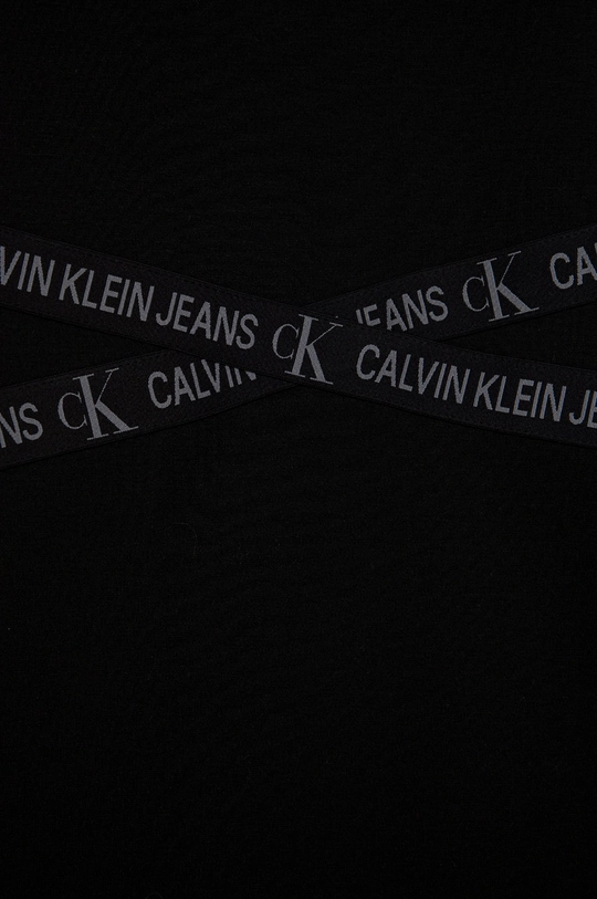 Dievčenské šaty Calvin Klein Jeans  4% Elastan, 77% Polyester, 19% Viskóza