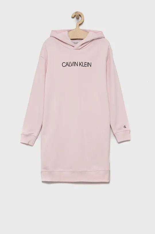ροζ Calvin Klein Jeans - Παιδικό φόρεμα Για κορίτσια