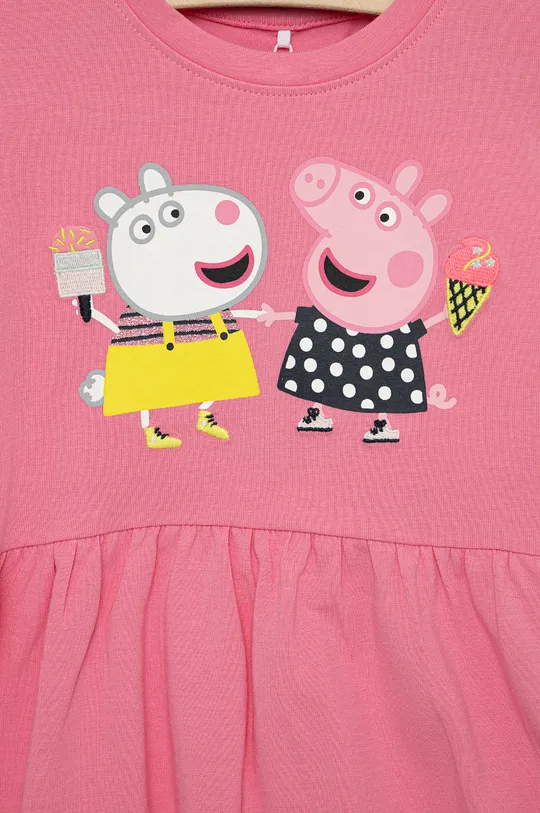 Παιδικό φόρεμα Name it ροζ