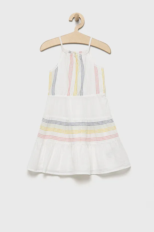λευκό Παιδικό βαμβακερό φόρεμα GAP Για κορίτσια