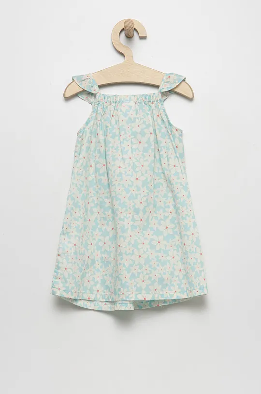 Παιδικό βαμβακερό φόρεμα GAP μπλε