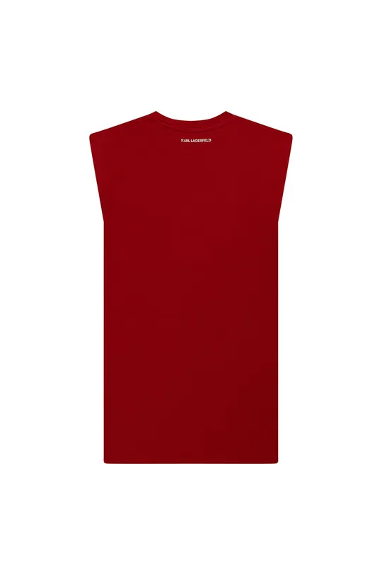 Παιδικό φόρεμα Karl Lagerfeld κόκκινο