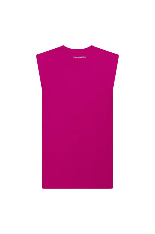 Παιδικό φόρεμα Karl Lagerfeld ροζ