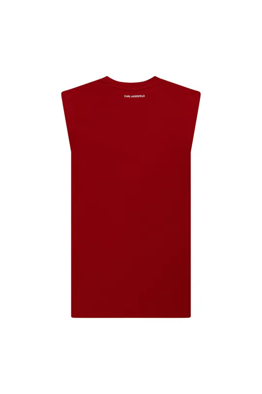 Dievčenské šaty Karl Lagerfeld červená