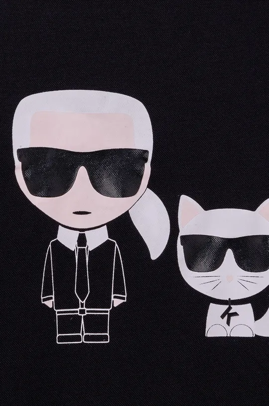 čierna Dievčenské šaty Karl Lagerfeld