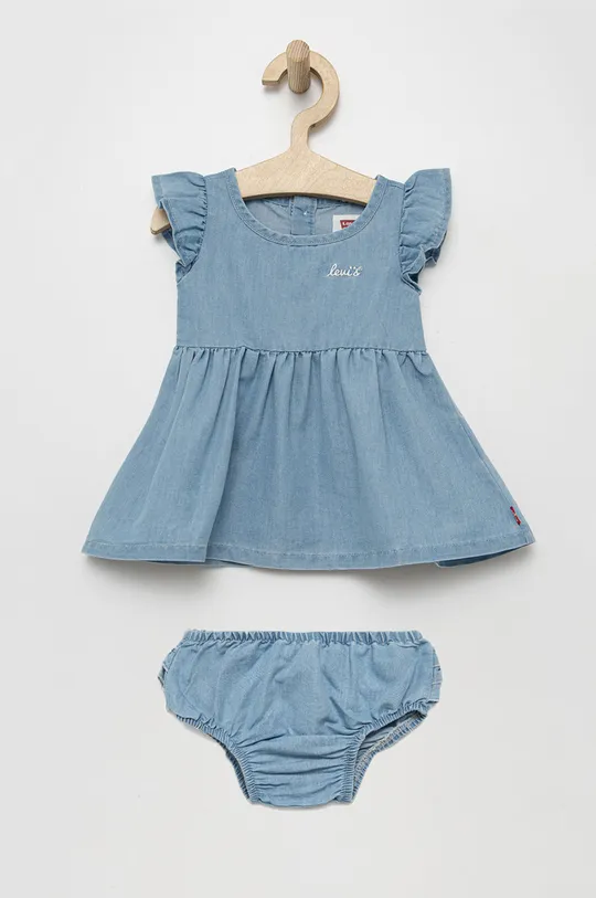 niebieski Levi's sukienka dziecięca Dziewczęcy