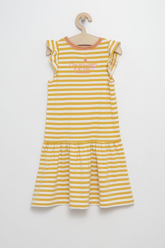 Dívčí šaty Femi Stories jasně žlutá
