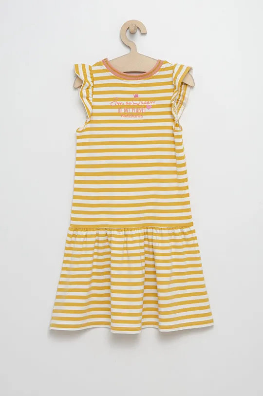 Femi Stories sukienka dziecięca żółty