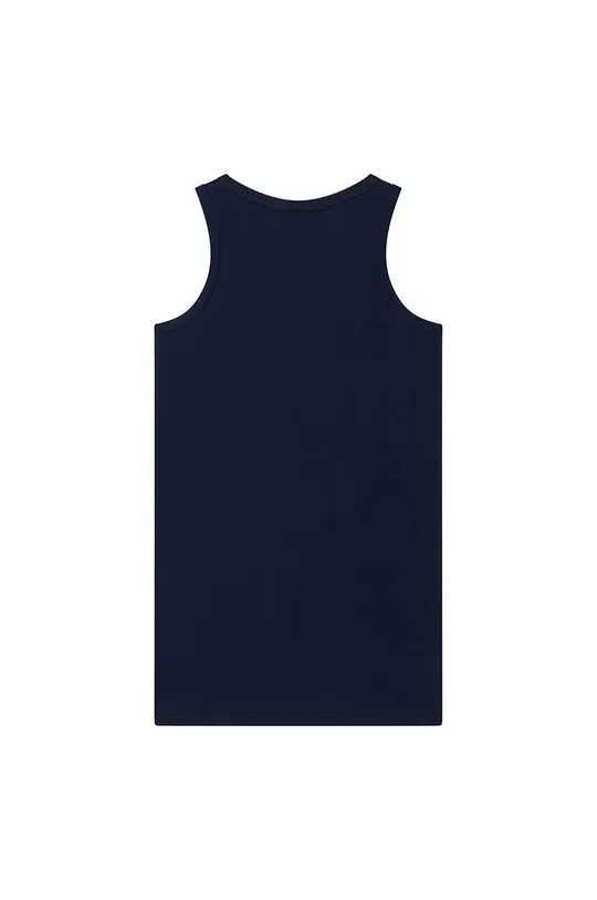 Dječja pamučna haljina Michael Kors mornarsko plava