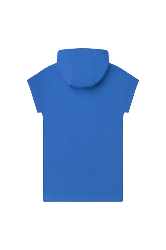 Dievčenské bavlnené šaty Michael Kors modrá