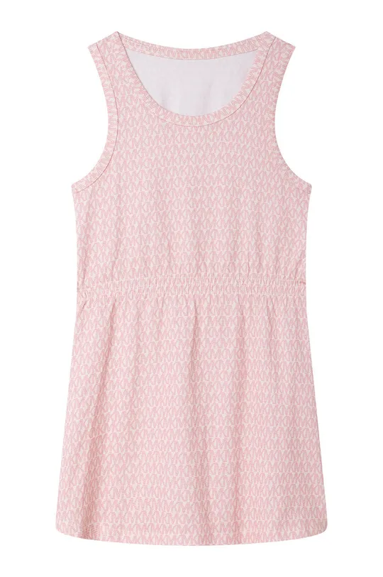 ροζ Παιδικό βαμβακερό φόρεμα Michael Kors Για κορίτσια