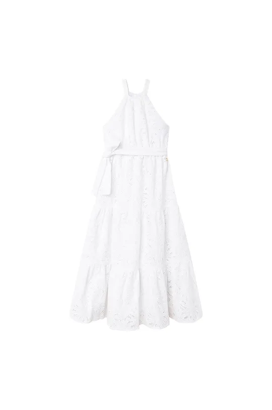 λευκό Παιδικό βαμβακερό φόρεμα Michael Kors Για κορίτσια