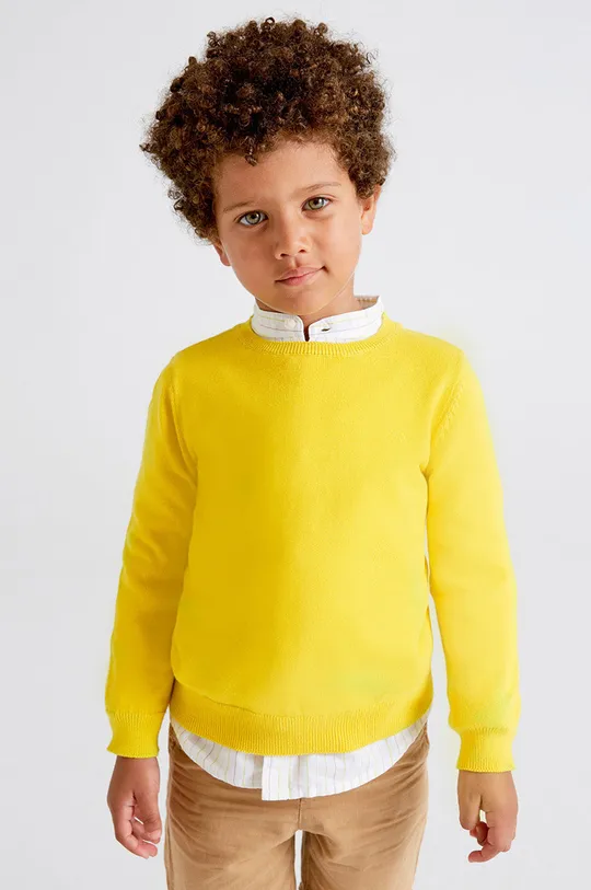 rumena Mayoral otroški pulover Fantovski