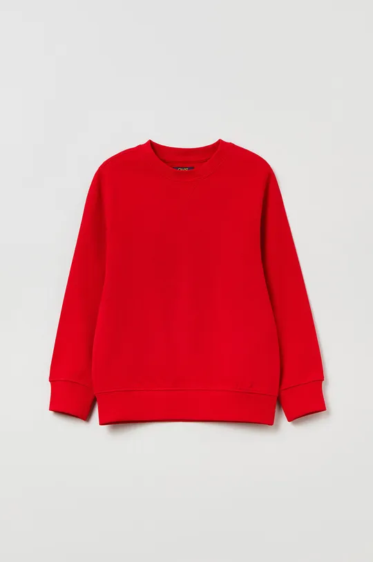 κόκκινο Παιδική βαμβακερή μπλούζα OVS Για αγόρια