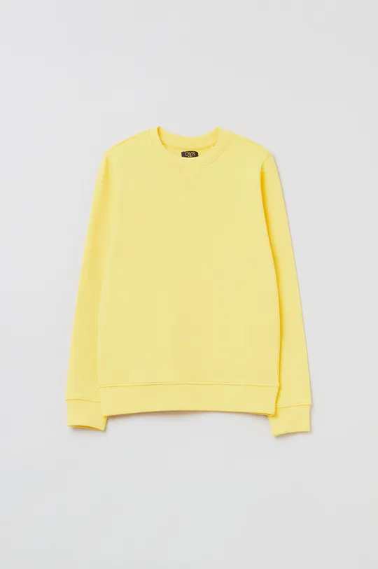 жёлтый Детский хлопковый свитер OVS Для мальчиков