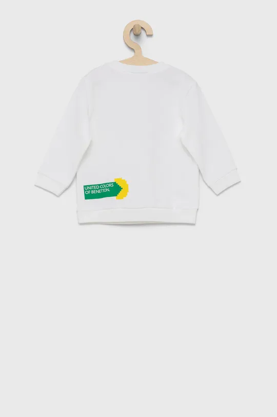 United Colors of Benetton bluza bawełniana dziecięca x Pac-Man biały