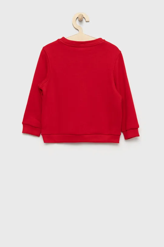 Παιδική βαμβακερή μπλούζα Lacoste κόκκινο