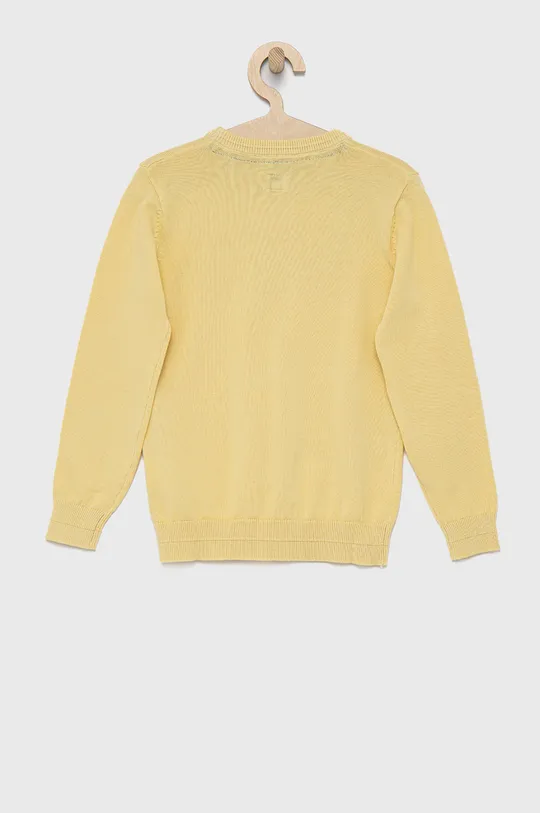 Detský bavlnený sveter Pepe Jeans žltá