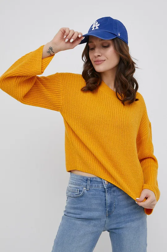 żółty Vero Moda sweter Damski