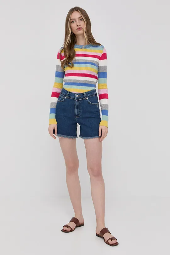 MAX&Co. gyapjú pulóver többszínű