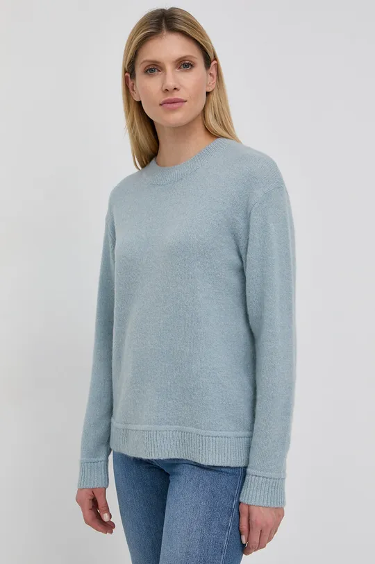 niebieski Bruuns Bazaar Sweter wełniany Erica Johanne Damski