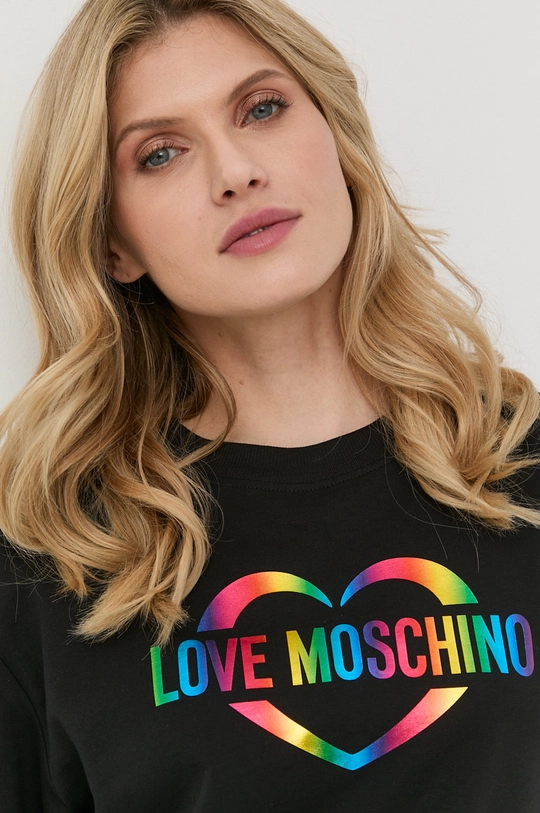 crna Dukserica Love Moschino