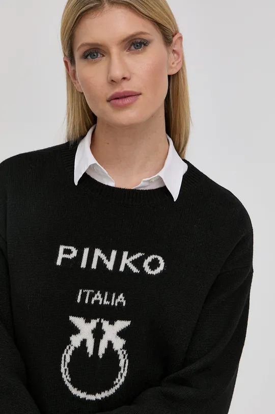 μαύρο Μάλλινο πουλόβερ Pinko Γυναικεία