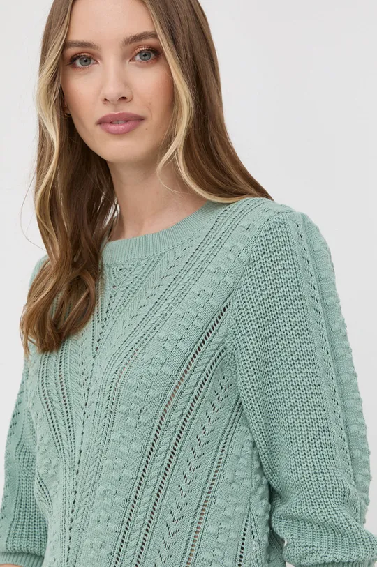 zelena Pamučni pulover Morgan