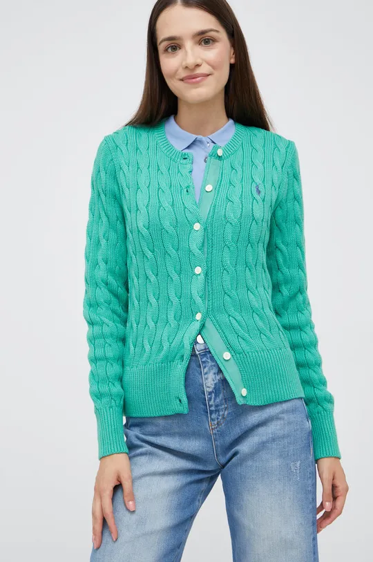 πράσινο Βαμβακερή ζακέτα Polo Ralph Lauren Γυναικεία