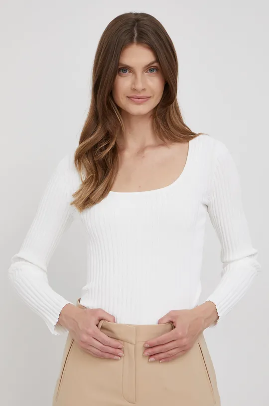 biały Calvin Klein sweter Damski