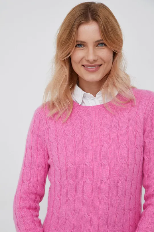 ružová Kašmírový sveter Polo Ralph Lauren