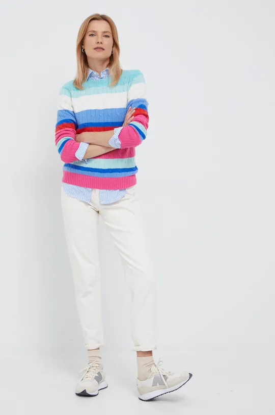 Kašmírový sveter Polo Ralph Lauren viacfarebná